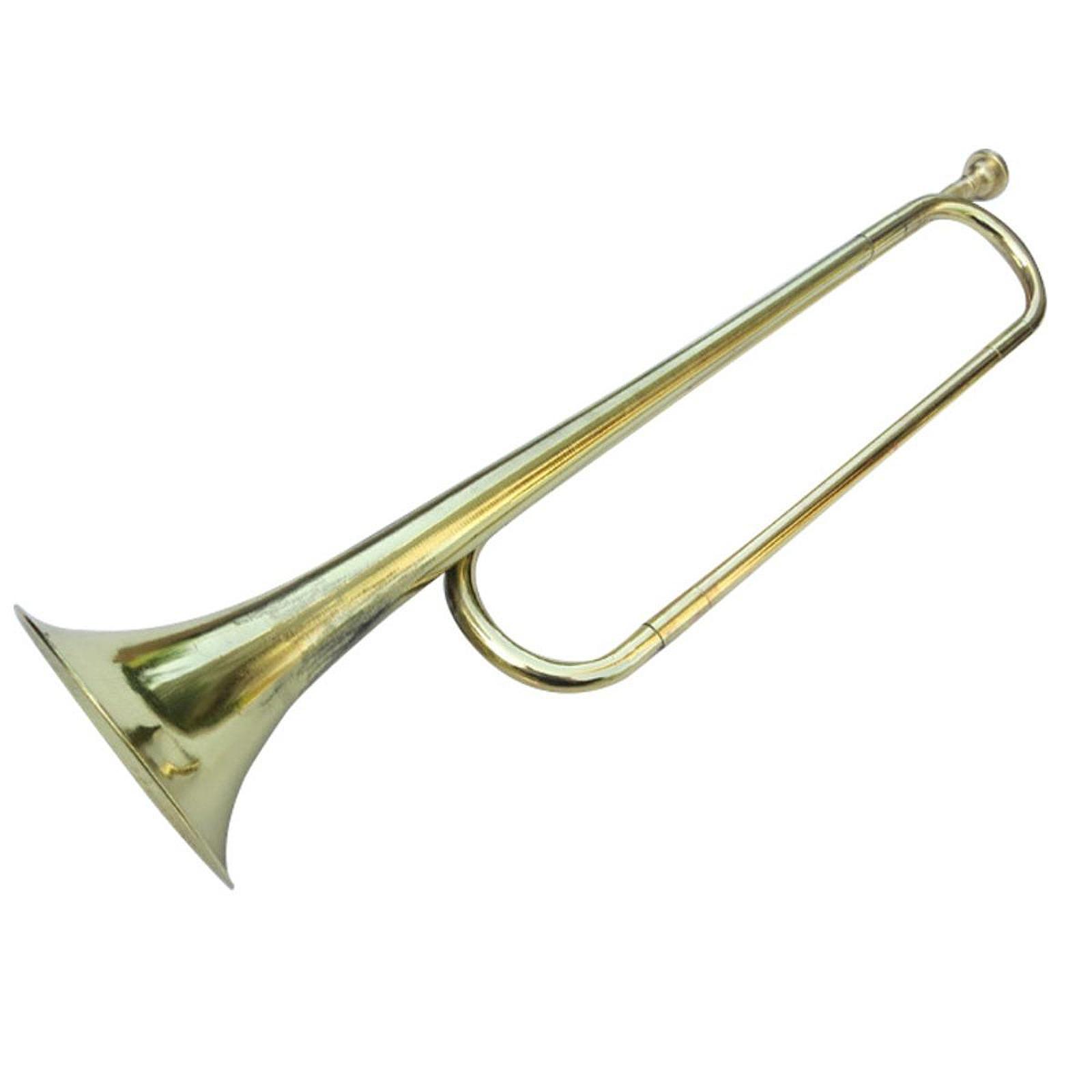 Musical Instrument Long - Elegant C Flat Bugle Polished Brass