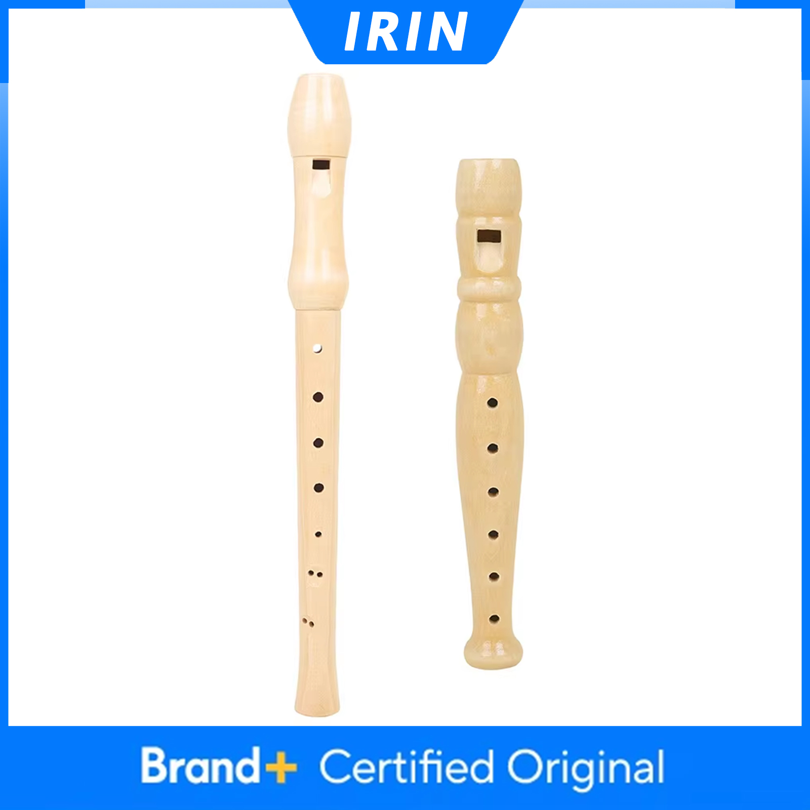 Musical Instrument Theremin - IRIN 6/8 Hole Recorder Wood Color