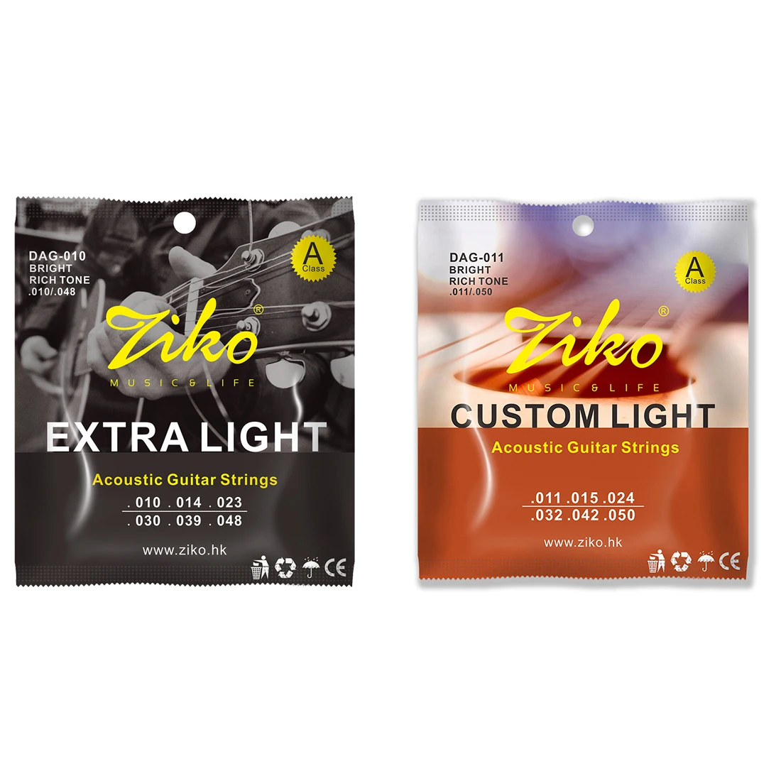 ZIKO Acoustic Guitar String St - Musical Instrument Strings のレビューと価格
