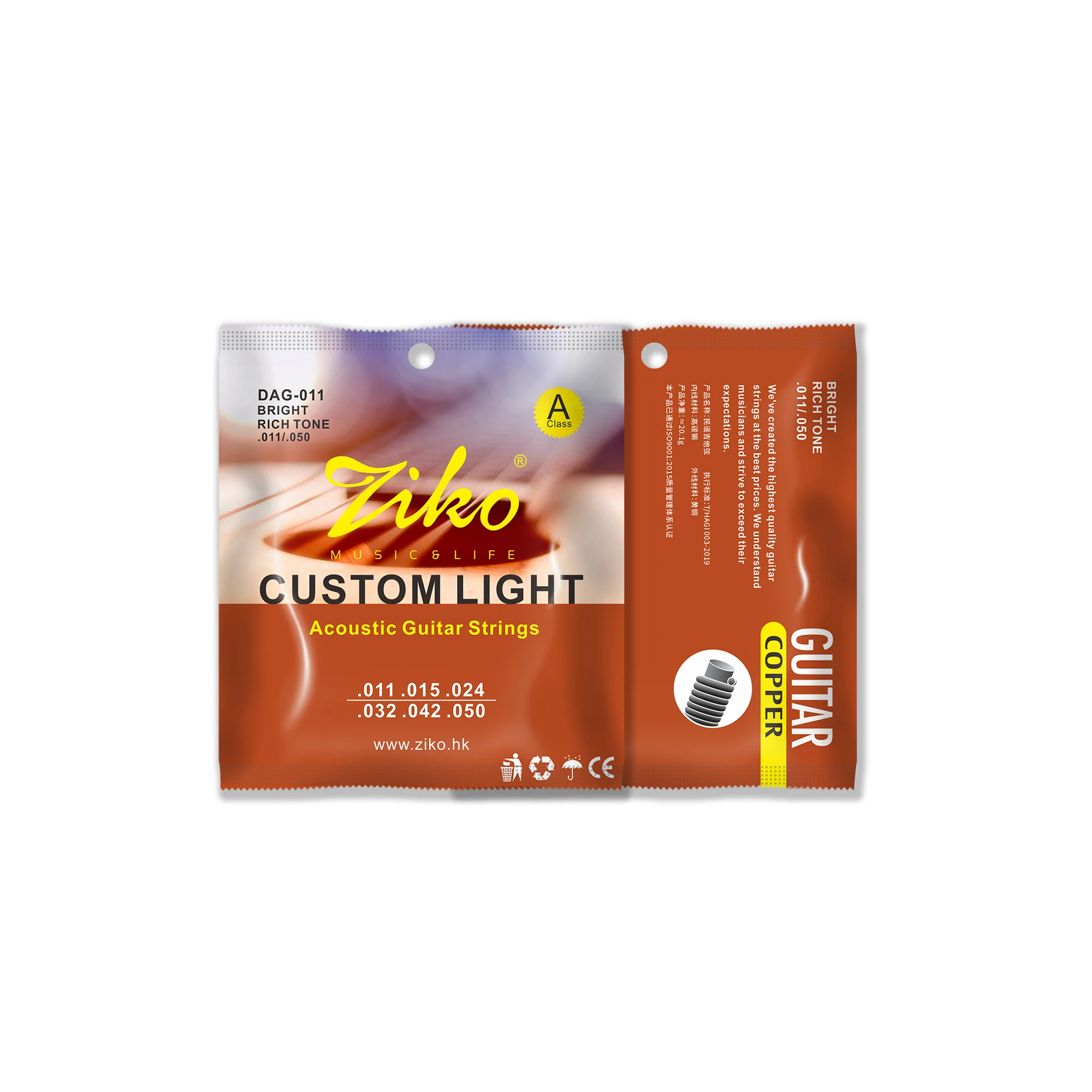 ZIKO Acoustic Guitar String St - Musical Instrument Strings のレビューと価格