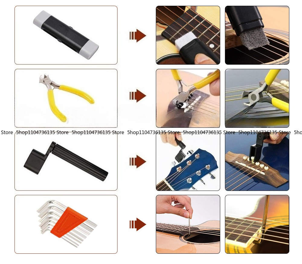 Guitar Kit Set, Musical Instru - Musical Instrument Strings のレビューと価格