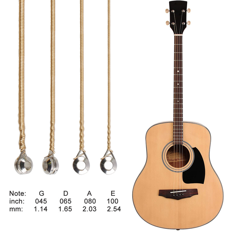 4 Strings Acoustic Bass  ANTI- - Musical Instrument Strings のレビューと価格