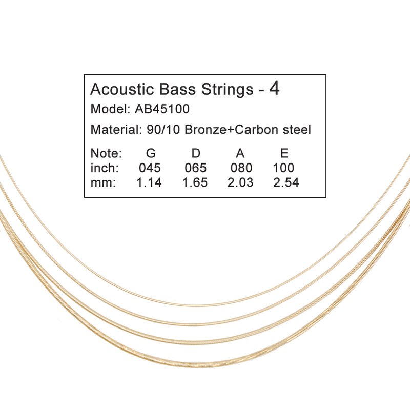 4 Strings Acoustic Bass  ANTI- - Musical Instrument Strings のレビューと価格