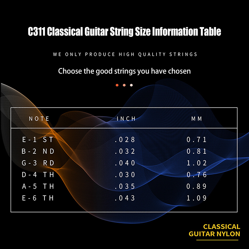 Classical Guitar Strings C311  - Musical Instrument Strings のレビューと価格