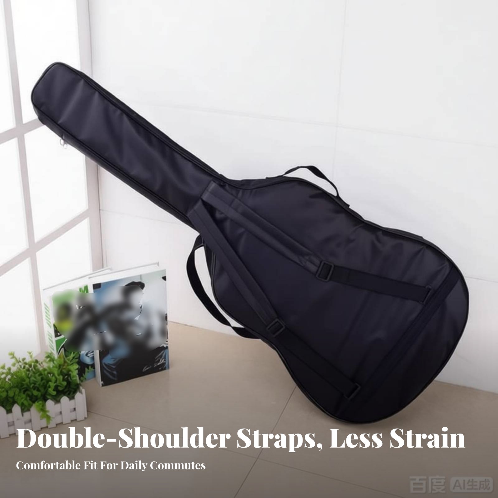 41 Inch Acoustic Guitar Bag Th - Musical Instrument Long のレビューと価格