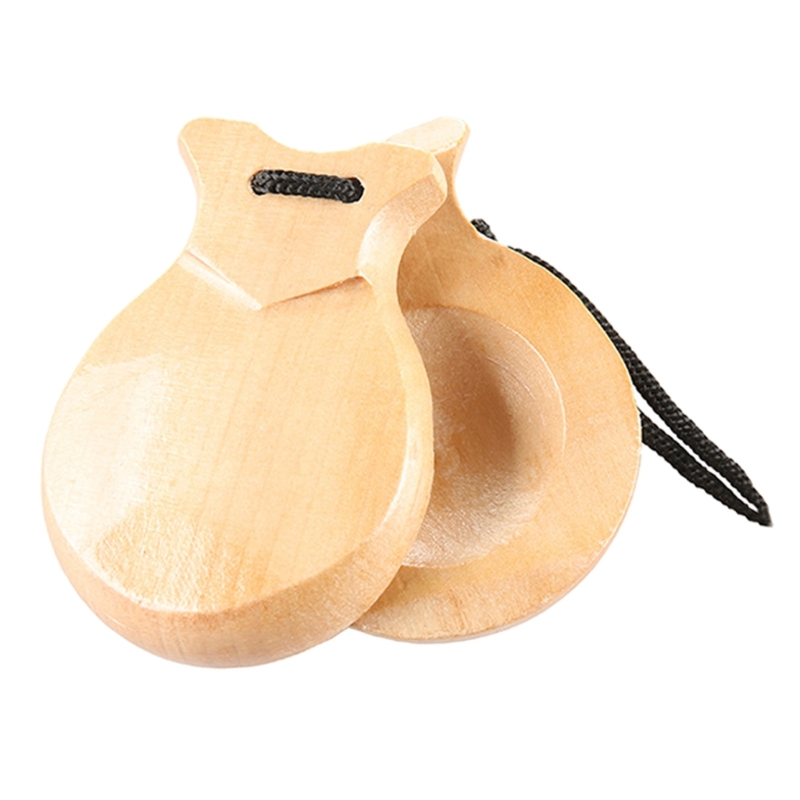 2 Pcs Wood Spanish Castanets F - Castanet Flamenco のレビューと価格
