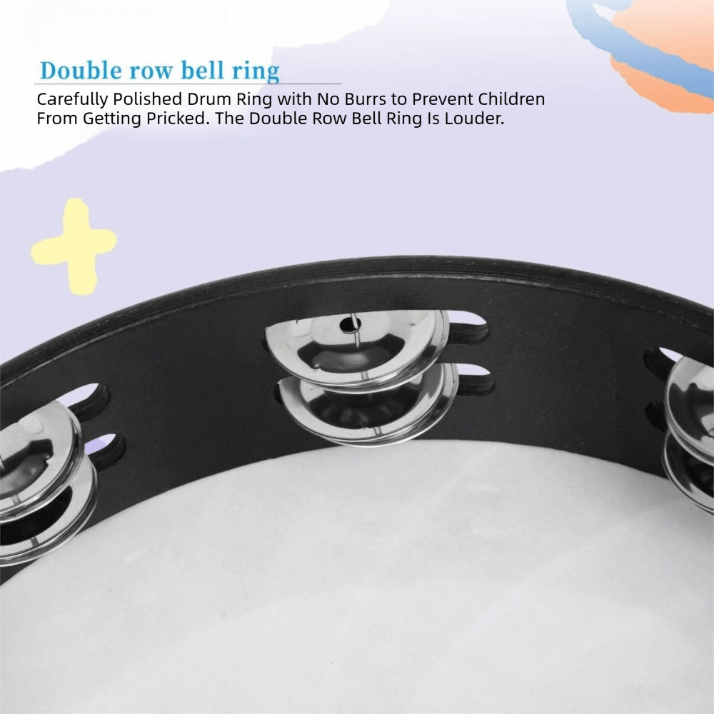Double Row Jingles Hand Drum D - Musical Instrument Games のレビューと価格