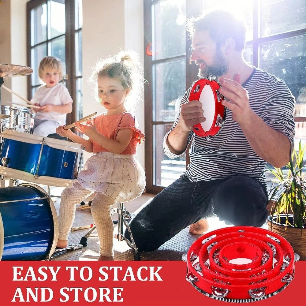 4/6/8/10 Inch Hand Held Drum M - Tambourine Hand Drum のレビューと価格