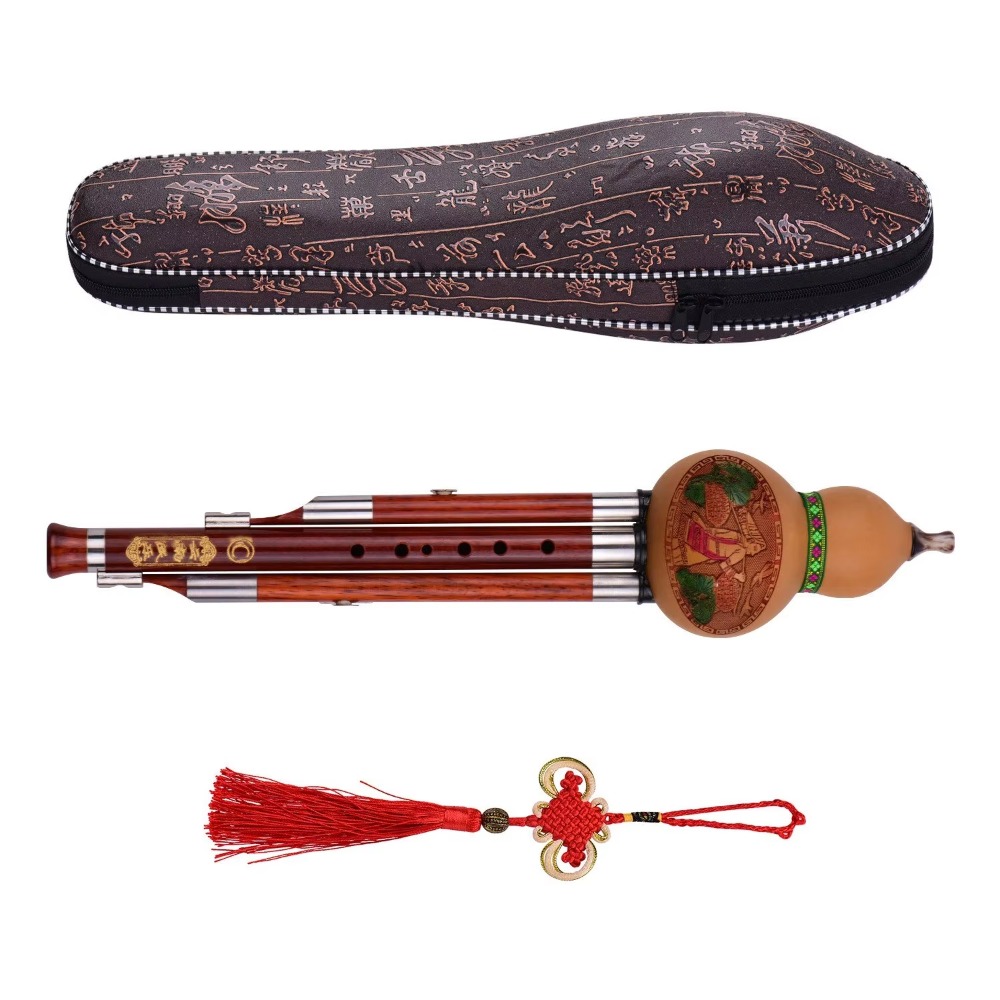 3-Tone C Key Hulusi Gourd Flut - Musical Instrument Flute のレビューと価格