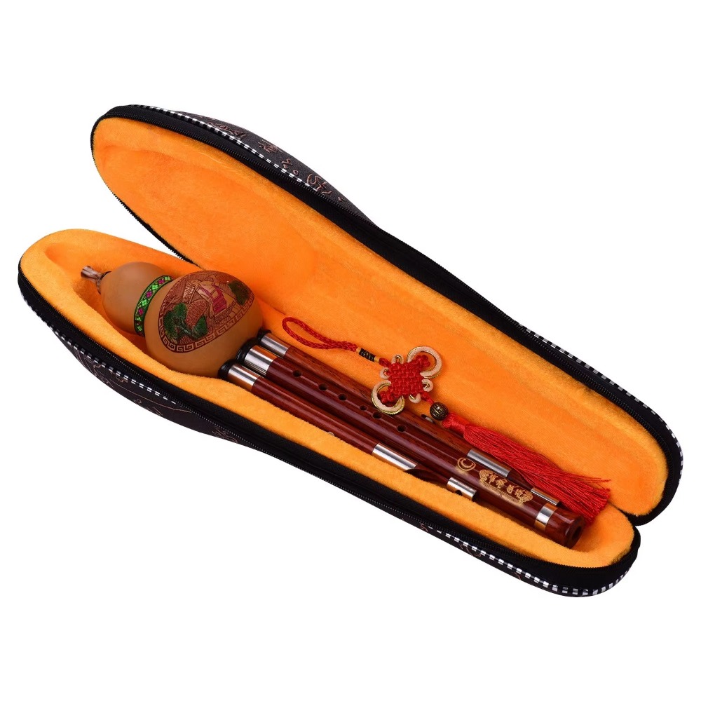 3-Tone C Key Hulusi Gourd Flut - Musical Instrument Flute のレビューと価格