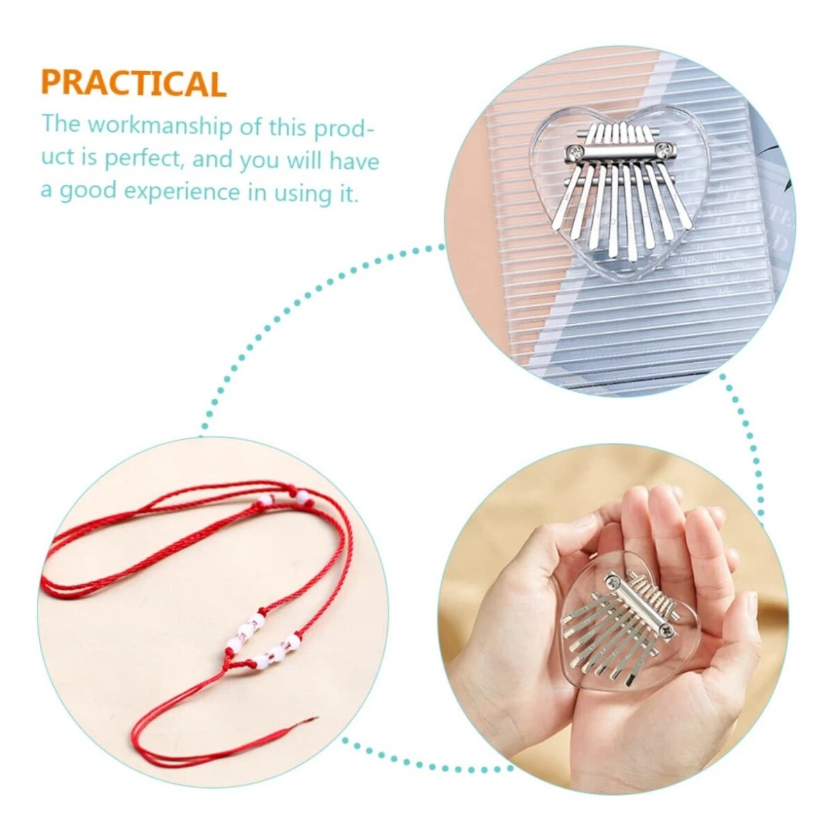 Miwayer 8 Keys Mini Kalimba Ra - A Musical Instrument With Keys のレビューと価格
