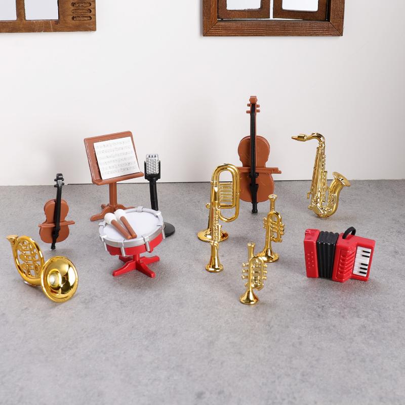 1 Set Home Decor Toy 1:12 Doll - Musical Instrument Games のレビューと価格