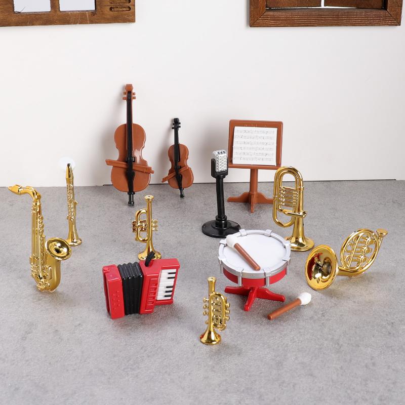 1 Set Home Decor Toy 1:12 Doll - Musical Instrument Games のレビューと価格