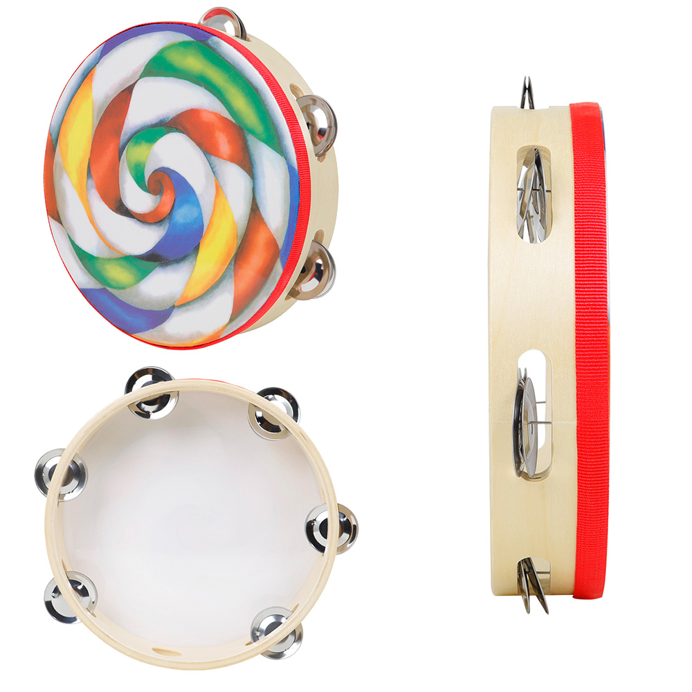 Orff 8-Inch Hand Tambourine Si - Tambourine Hand Drum のレビューと価格