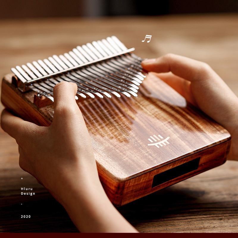 Hluru Kalimba 17 Keys with Hol - A Musical Instrument With Keys のレビューと価格