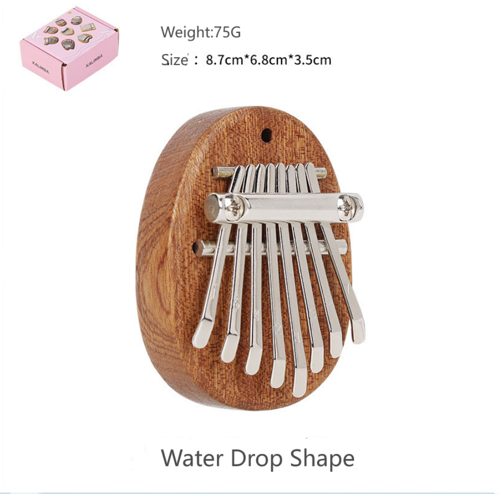 8 Keys Mini Kalimba Wooden Thu - A Musical Instrument With Keys のレビューと価格