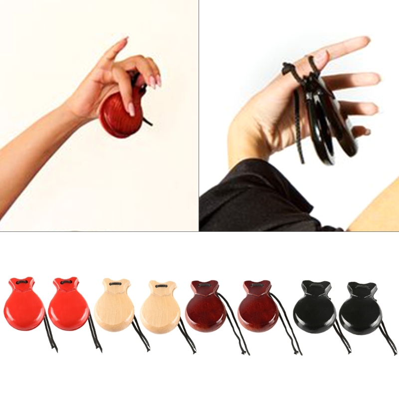 2Pcs Traditional Castanet Span - Castanet Flamenco のレビューと価格