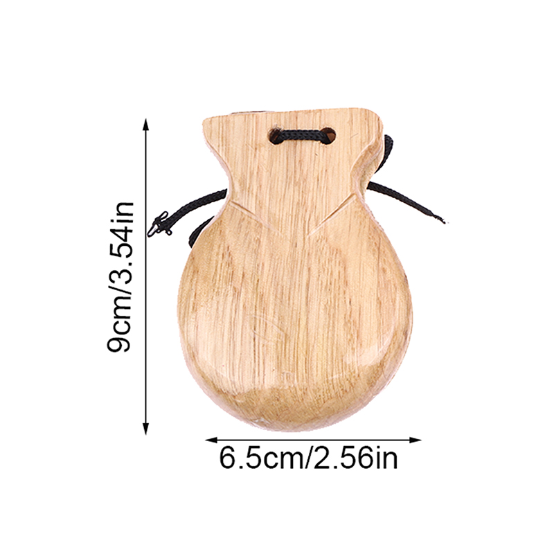 2Pcs Traditional Castanet Wood - Castanet Flamenco のレビューと価格