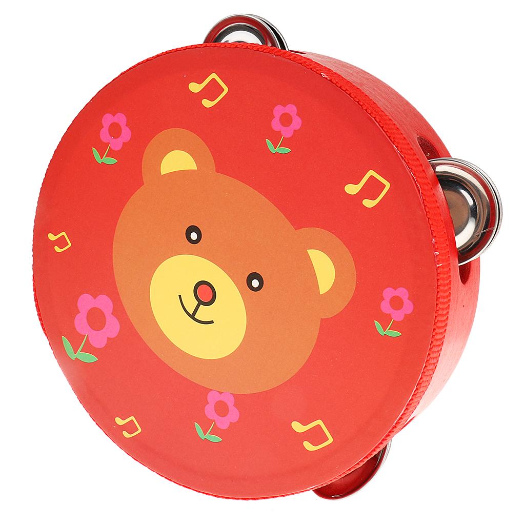 Hand Bell Wooden Tambourine Pe - Tambourine Hand Drum のレビューと価格