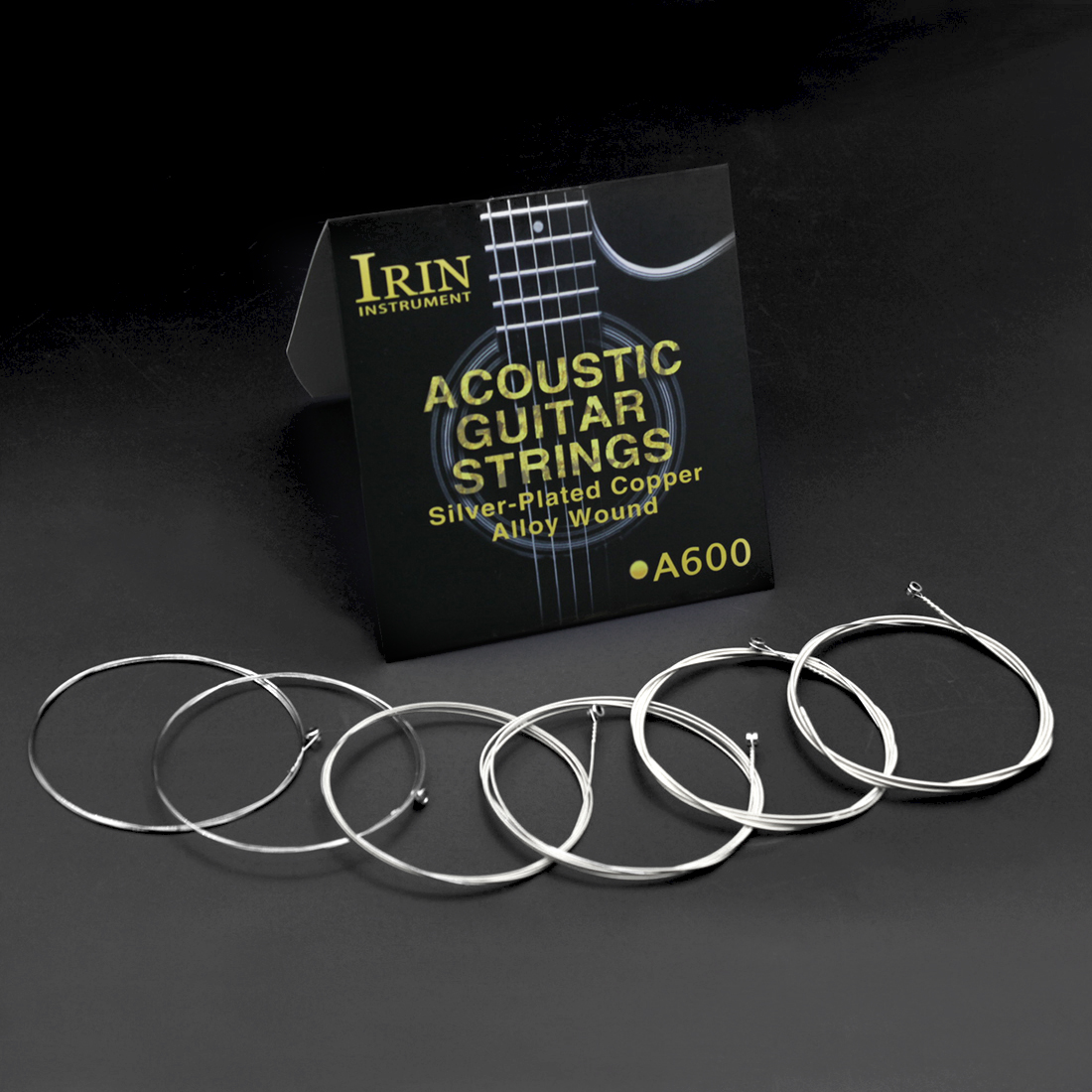 IRIN A600 Acoustic Folk Guitar - Musical Instrument Strings のレビューと価格