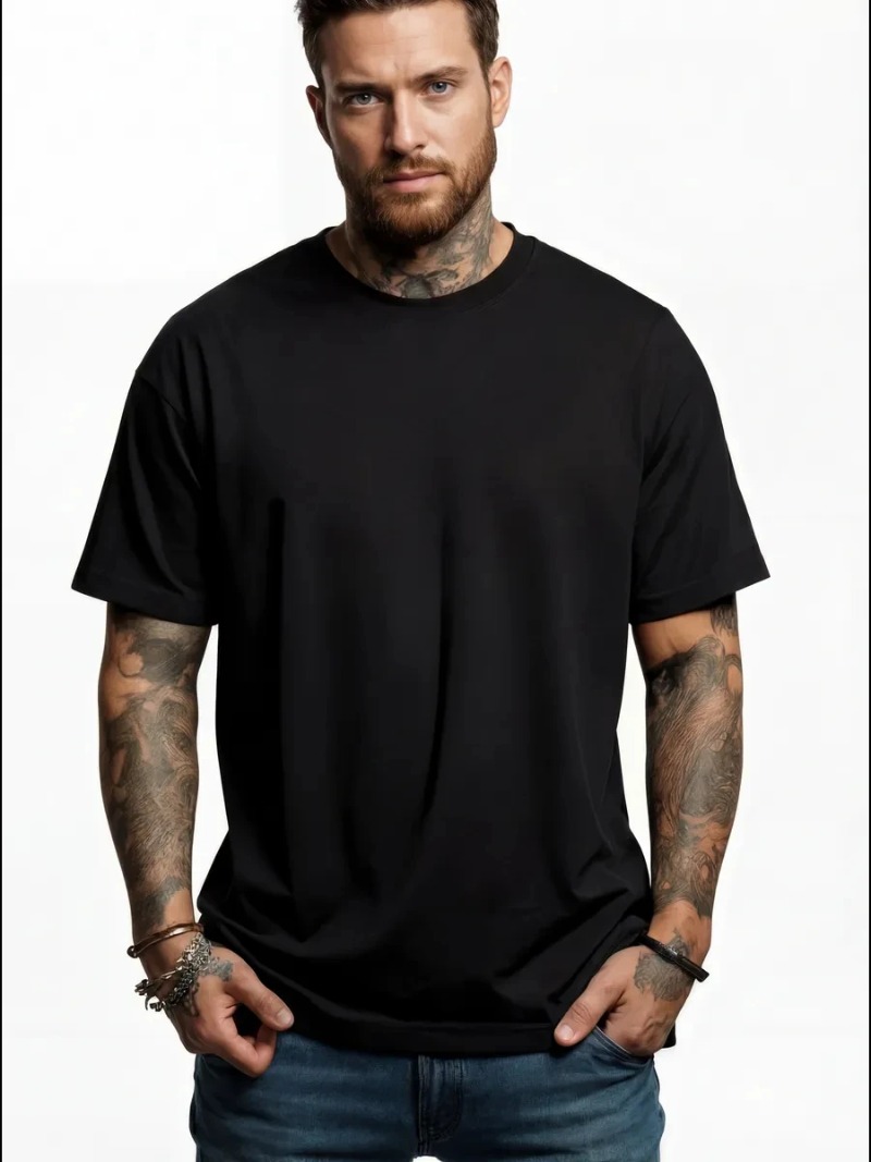 Men's Pattern T-shirt - Deep G - Musical Instrument Shop のレビューと価格