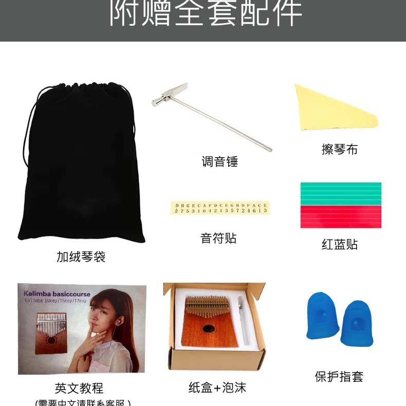 17 Key Hluru Kalimba Professio - A Musical Instrument With Keys のレビューと価格