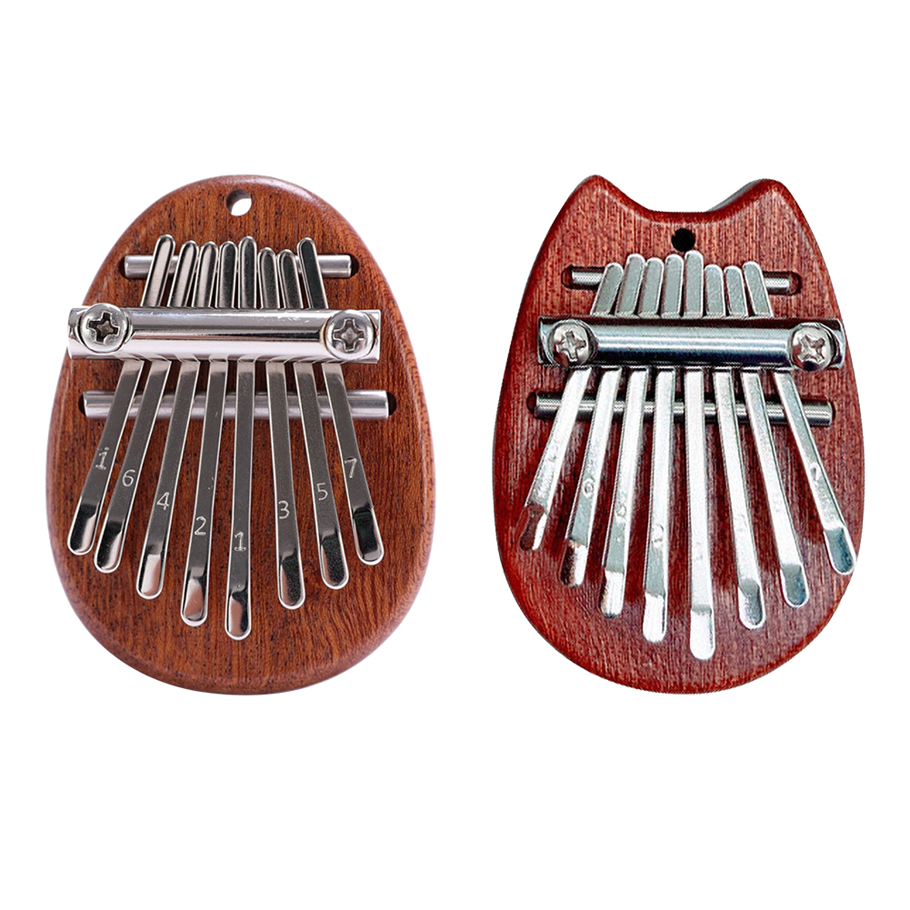 8 Keys Mini Kalimba Wooden Thu - A Musical Instrument With Keys のレビューと価格