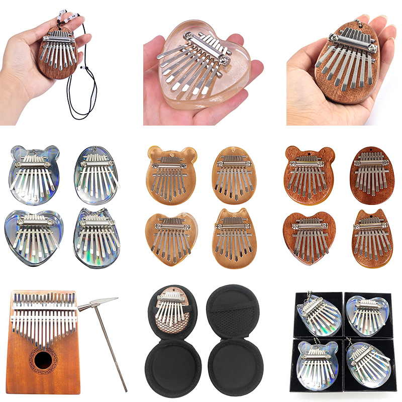 8 Keys Kalimba Thumb Piano Hig - Musical Instrument Of Africa のレビューと価格