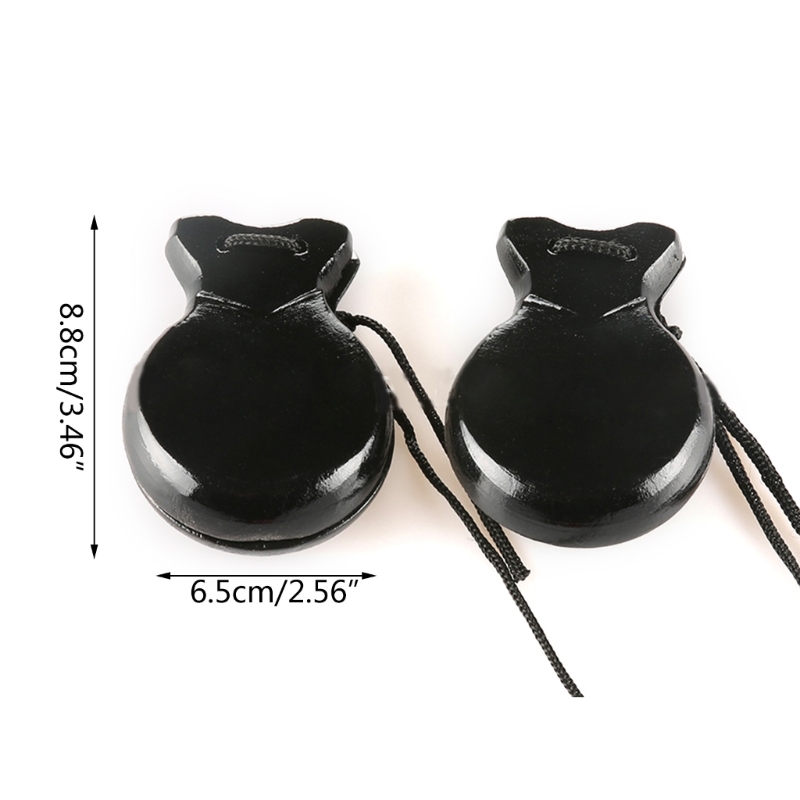 2Pcs Traditional Castanet Span - Castanet Flamenco のレビューと価格