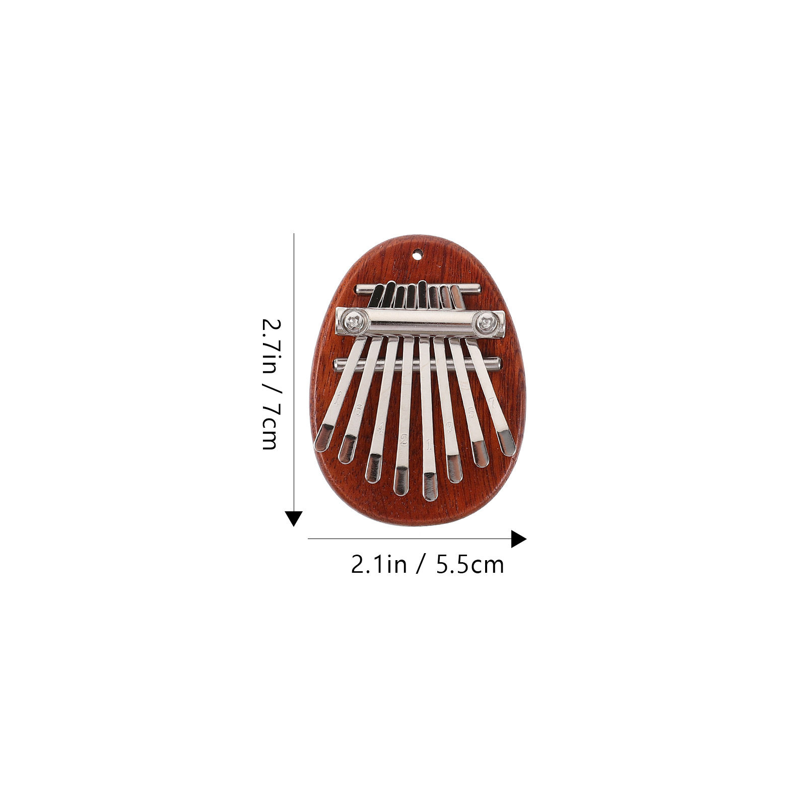 1Set 8 Keys Mini Kalimba Thumb - A Musical Instrument With Keys のレビューと価格