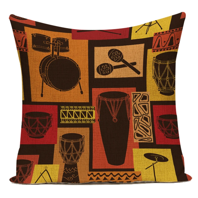 Retro African Woman Cushion Co - Musical Instrument Of Africa のレビューと価格