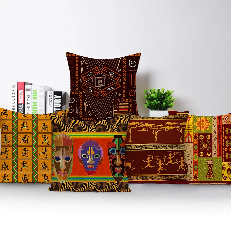 Retro African Woman Cushion Co - Musical Instrument Of Africa のレビューと価格
