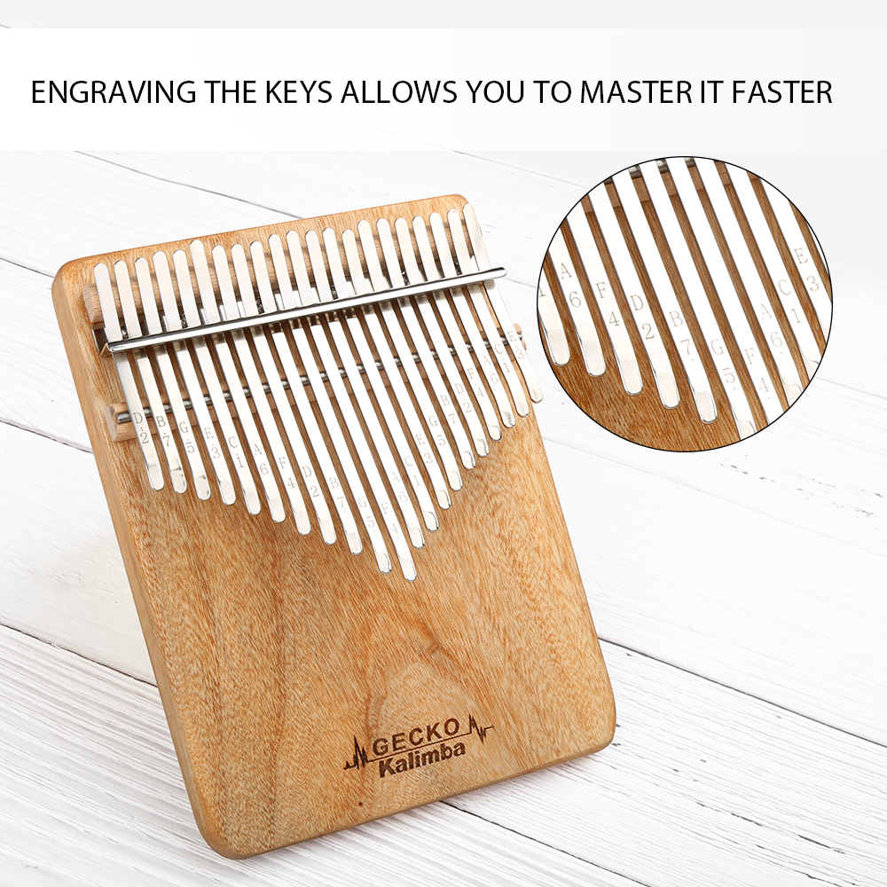 GECKO Kalimba 21-Key Camphor W - A Musical Instrument With Keys のレビューと価格