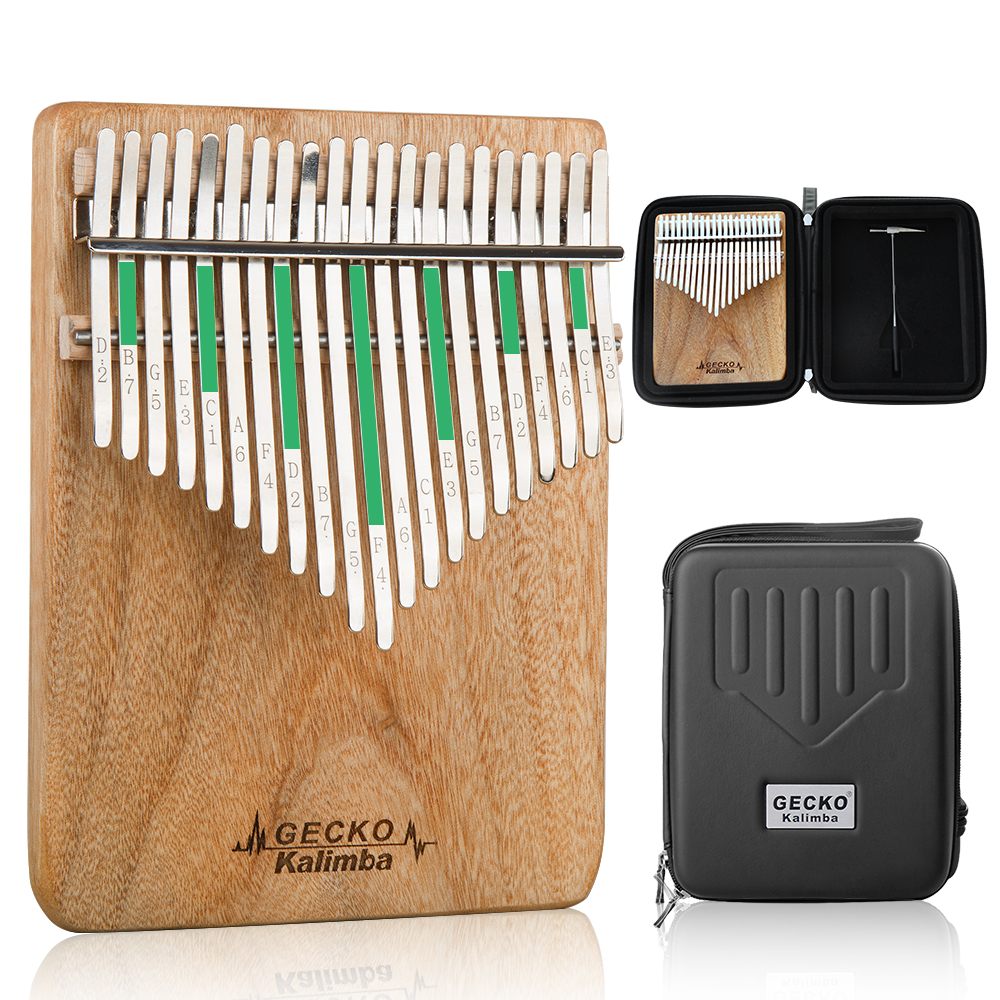 GECKO Kalimba 21-Key Camphor W - A Musical Instrument With Keys のレビューと価格