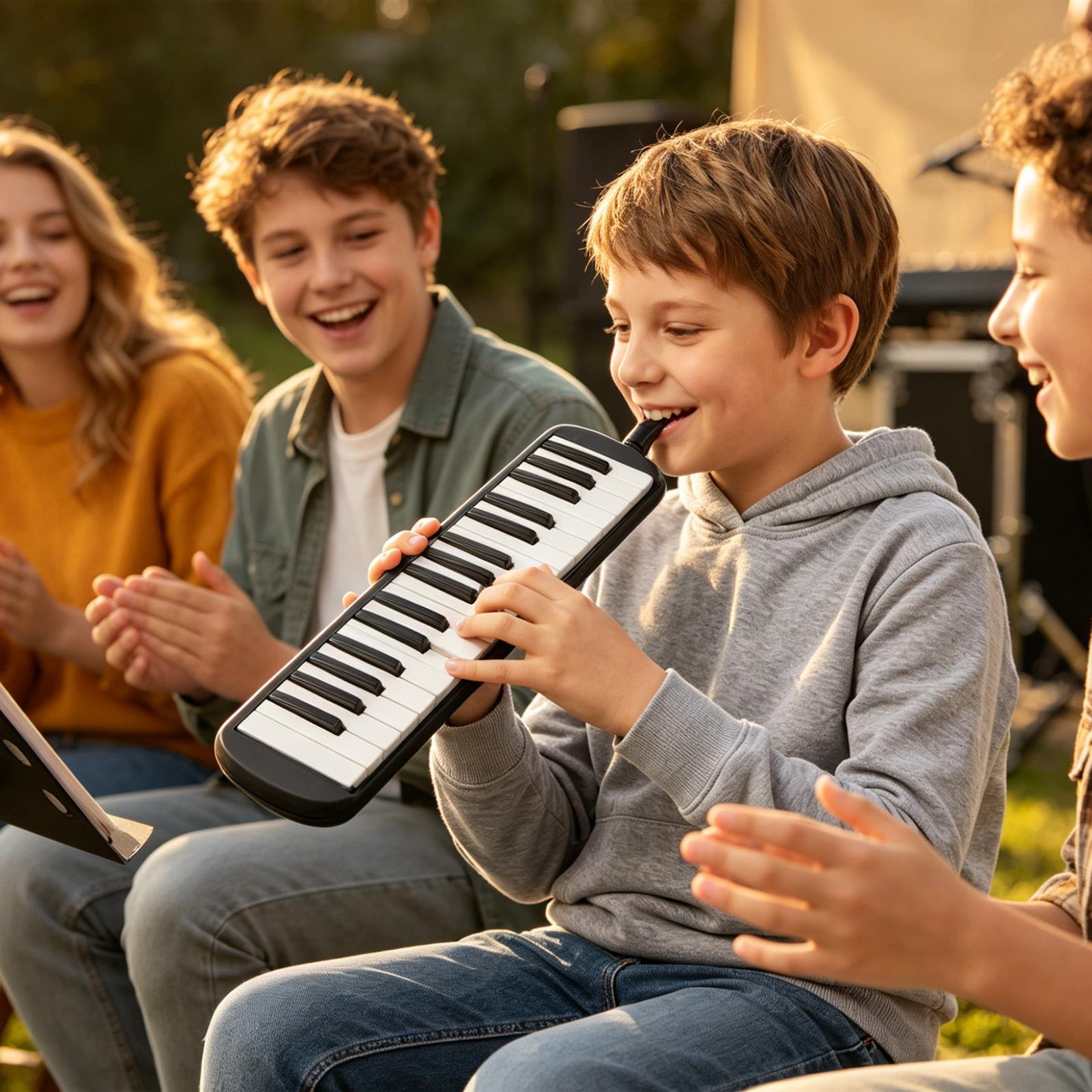 Melodica Instrument 32-Key Por - Musical Instrument Long のレビューと価格