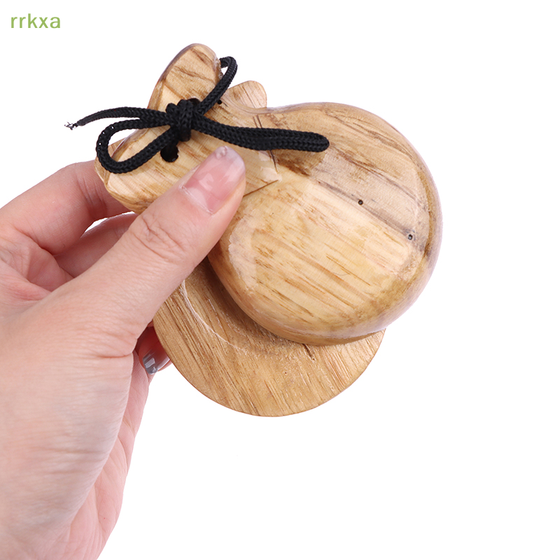 2Pcs Traditional Castanet Wood - Castanet Flamenco のレビューと価格