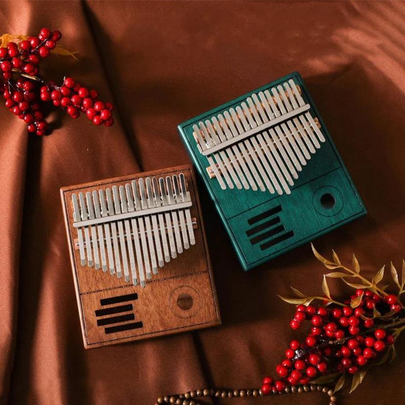 Retro Kalimba 17 Key Thumb Pia - A Musical Instrument With Keys のレビューと価格