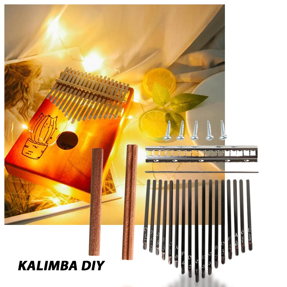 DIY 17 Tone Kalimba Keys Tines - A Musical Instrument With Keys のレビューと価格