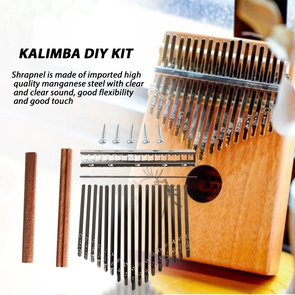 DIY 17 Tone Kalimba Keys Tines - A Musical Instrument With Keys のレビューと価格
