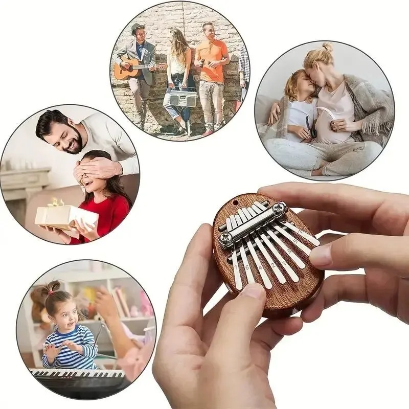 8 Key Mini Wooden Kalimba Thum - A Musical Instrument With Keys のレビューと価格