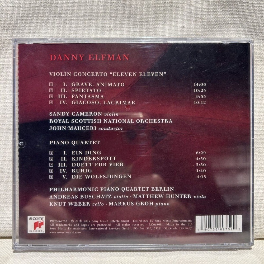 Danny Elfman Violin Concerto M - Musical Instruments のレビューと価格