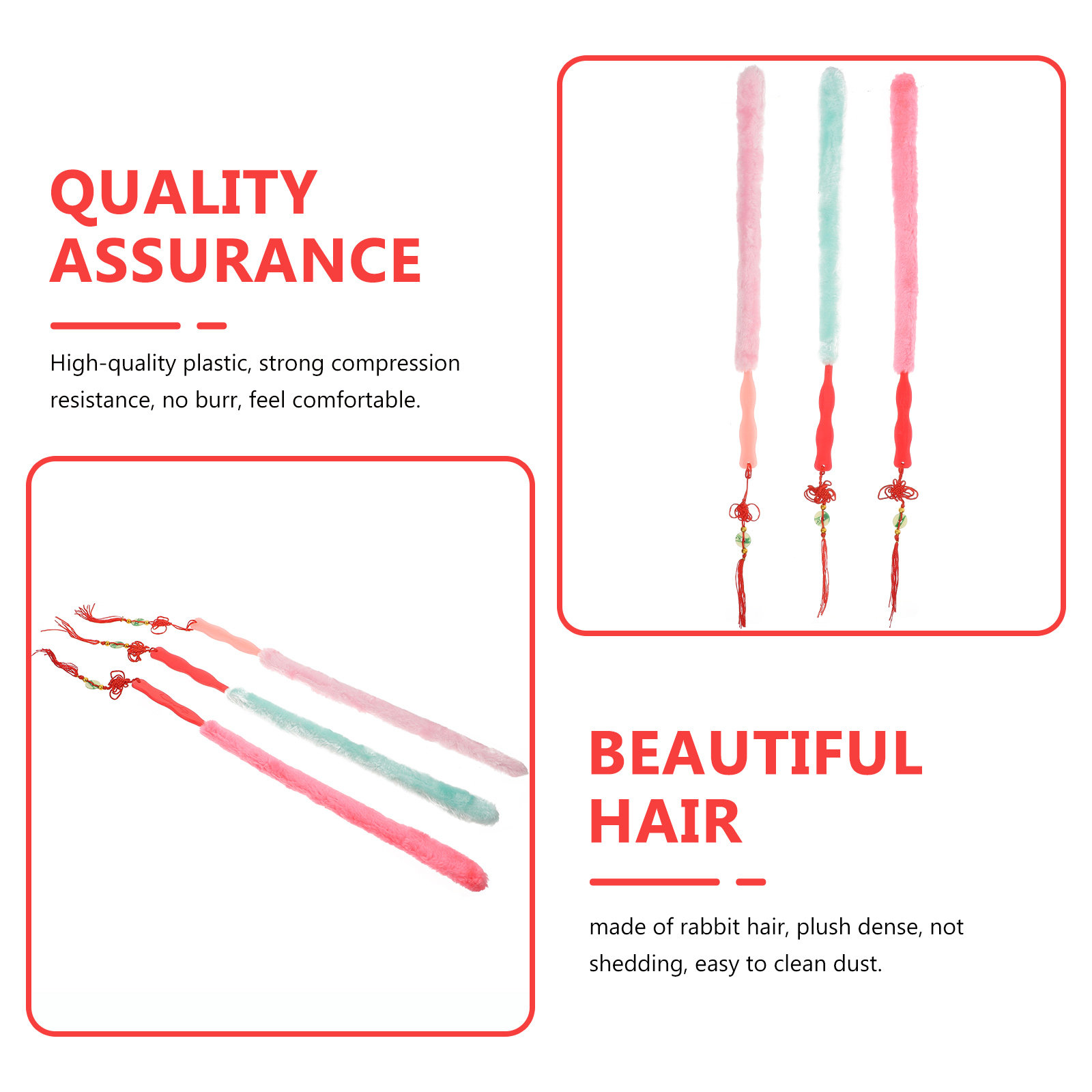 3Pcs Guzheng Clean Brush Profe - Musical Instrument Long のレビューと価格