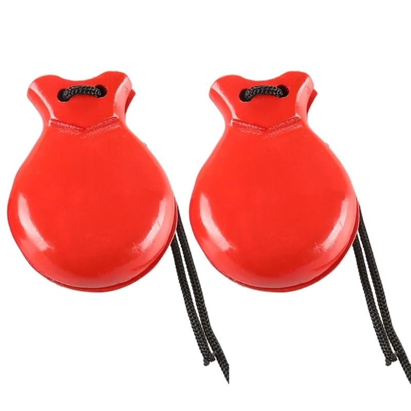 2Pcs Traditional Castanet Wood - Castanet Flamenco のレビューと価格