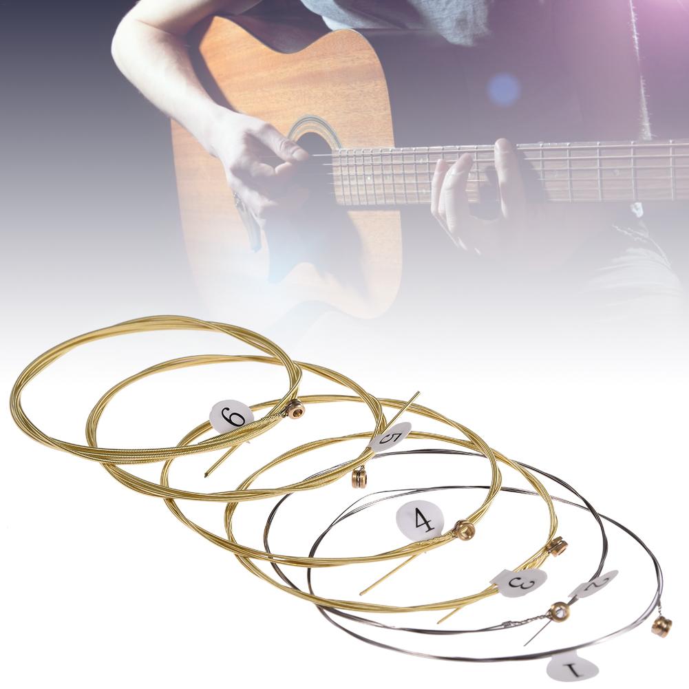 6pcs/set Universal Acoustic Gu - Musical Instrument Strings のレビューと価格
