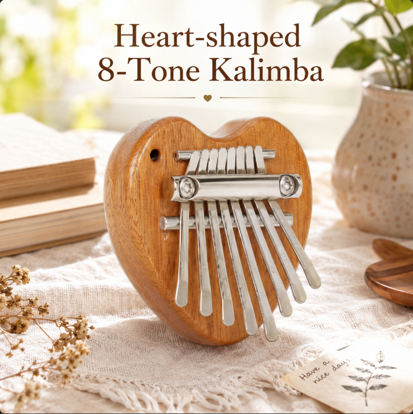 8 Keys Mini Kalimba Wooden Thu - A Musical Instrument With Keys のレビューと価格
