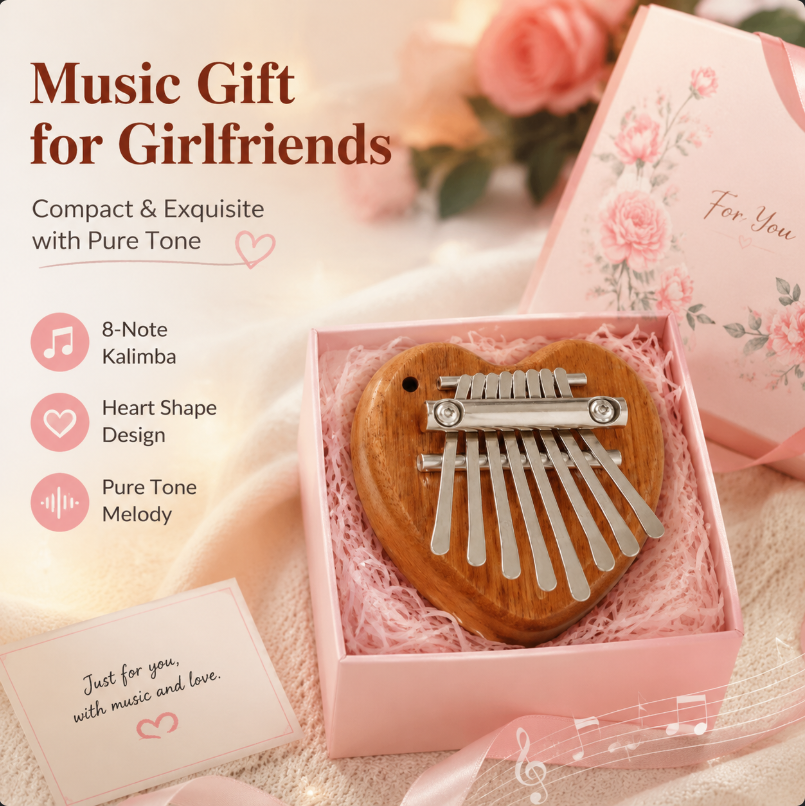 8 Keys Mini Kalimba Wooden Thu - A Musical Instrument With Keys のレビューと価格