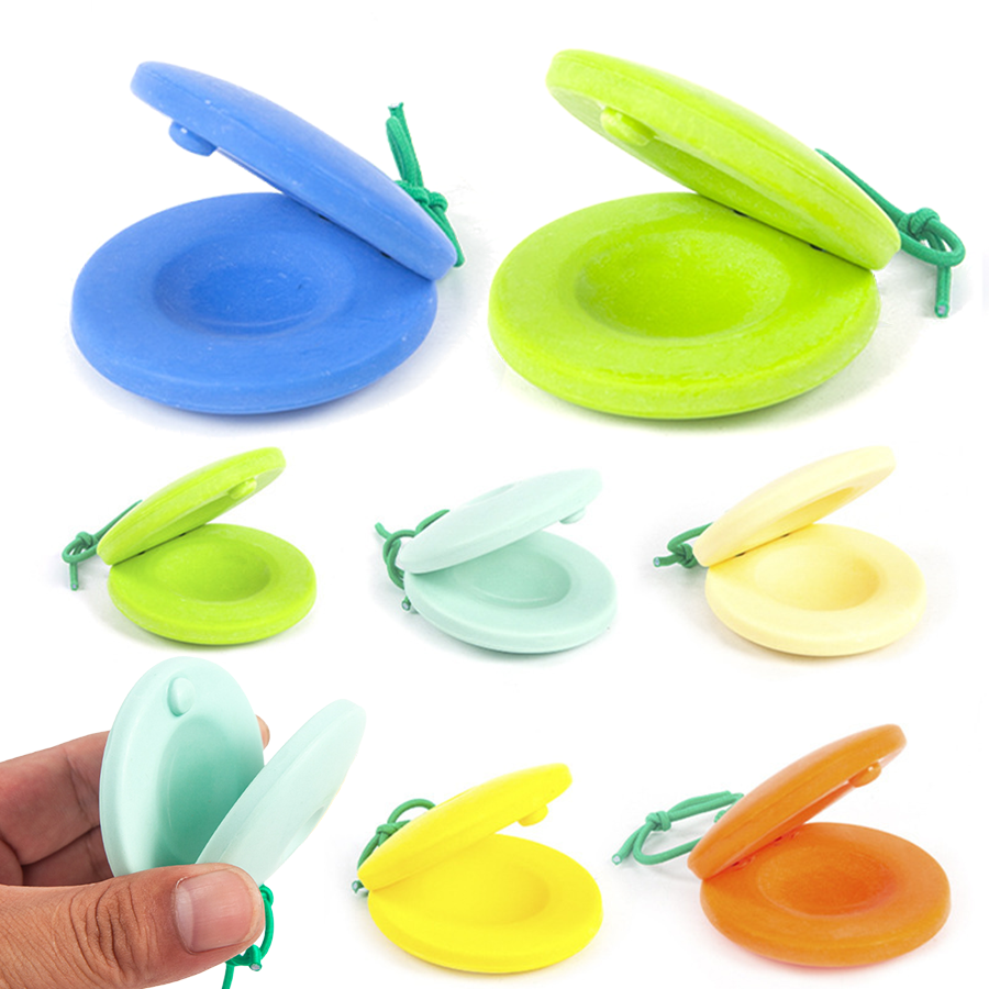 3pcs Wooden Castanets Orff Per - Castanet Flamenco のレビューと価格