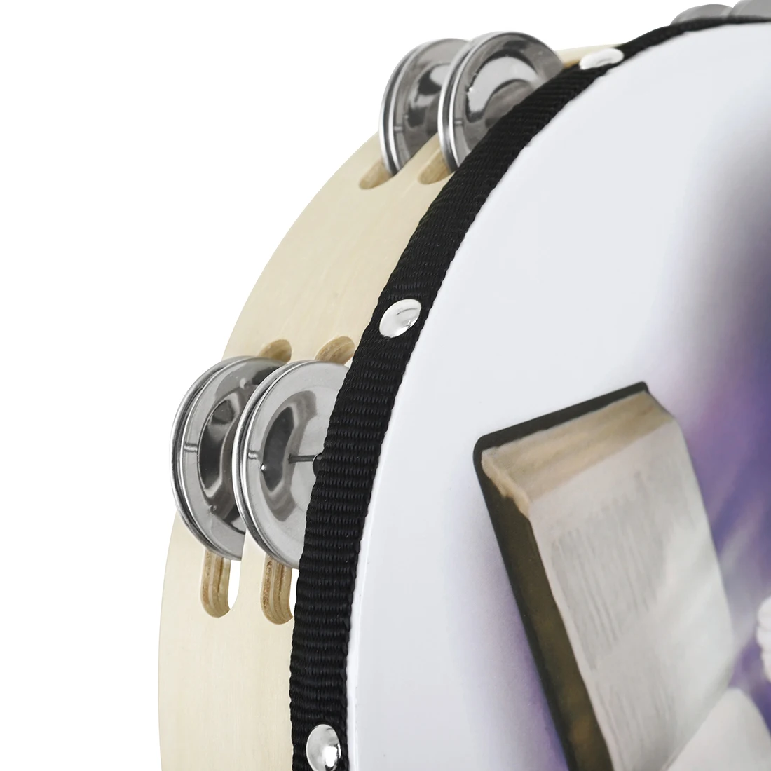 M MBAT 10-Inch Tambourine Wood - Tambourine Hand Drum のレビューと価格