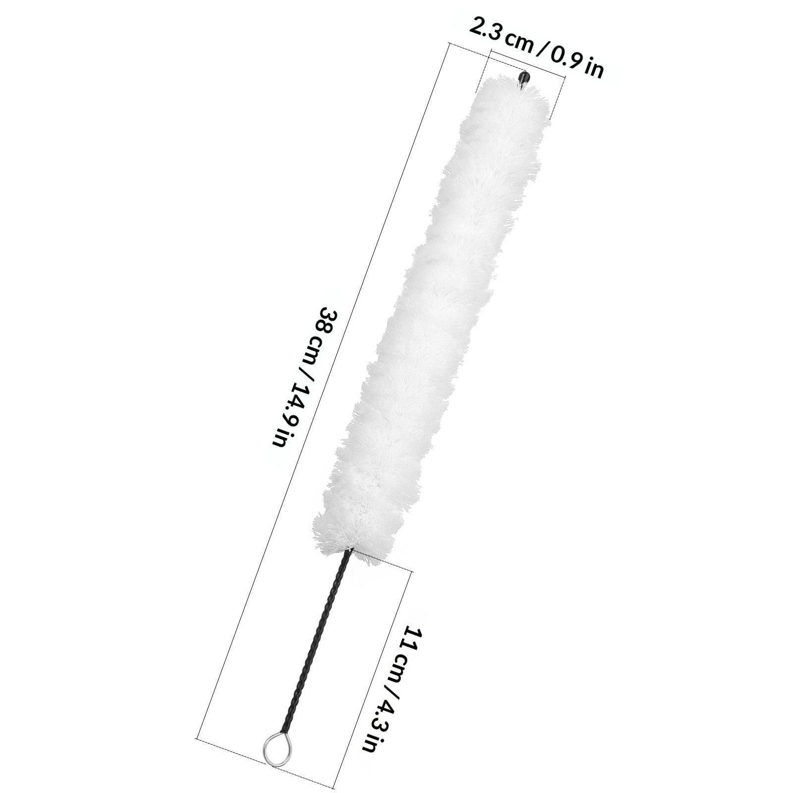 Flute Cleaning Brush White Cot - Musical Instrument Flute のレビューと価格