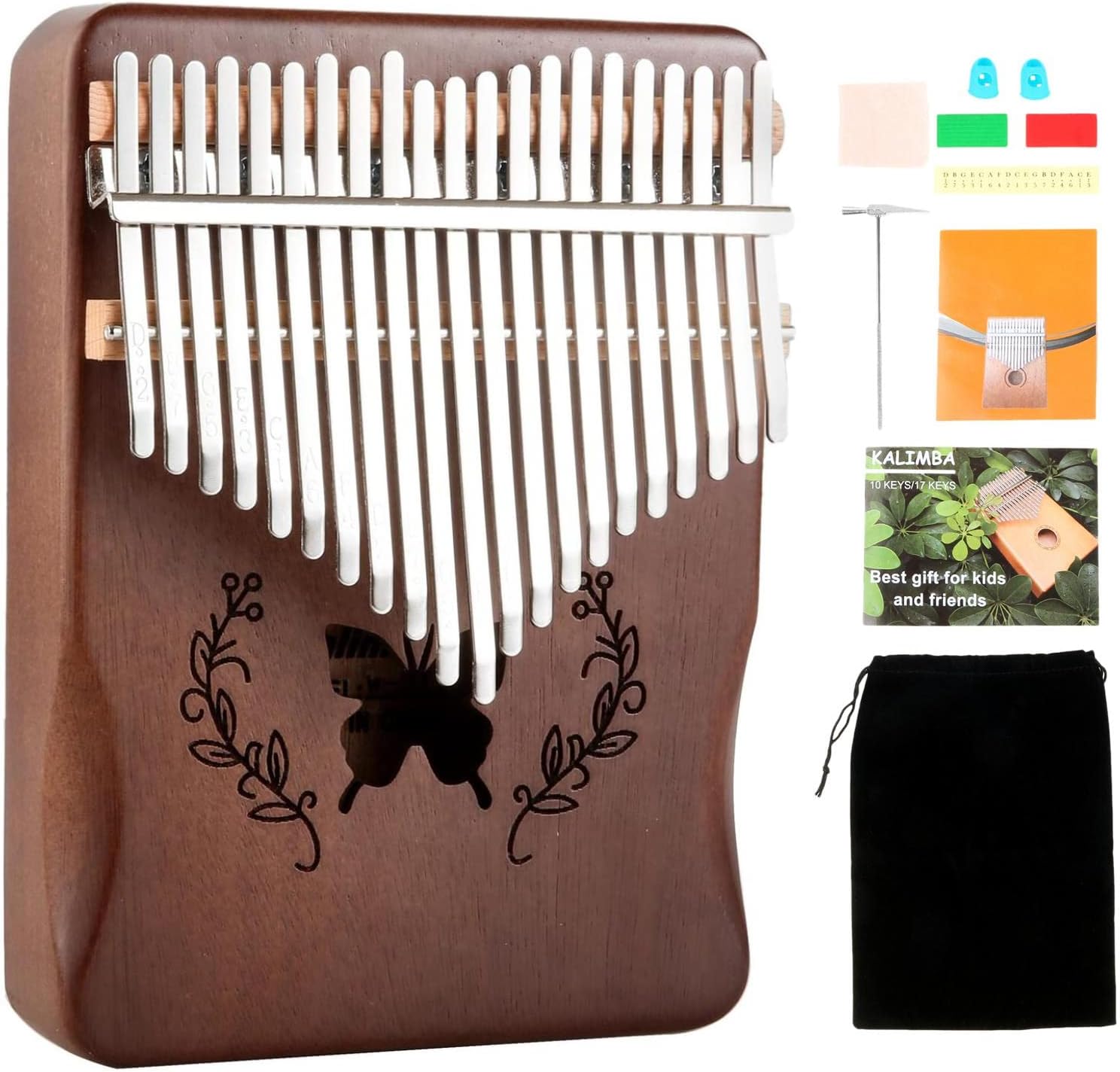 Kalimba 21 Keys Thumb Piano, N - A Musical Instrument With Keys のレビューと価格